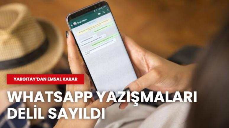  Alacak Verecek Davasında WhatsApp Yazışmaları Delil Olarak Sayıldı