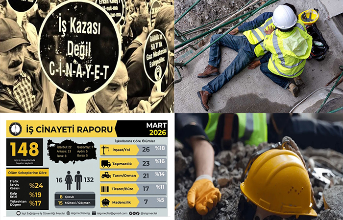 Mart’ta En Az 148 İşçi Hayatını Kaybetti. 2026’ın İlk 3 Ayında Ölen İşçi Sayısı 432 Oldu