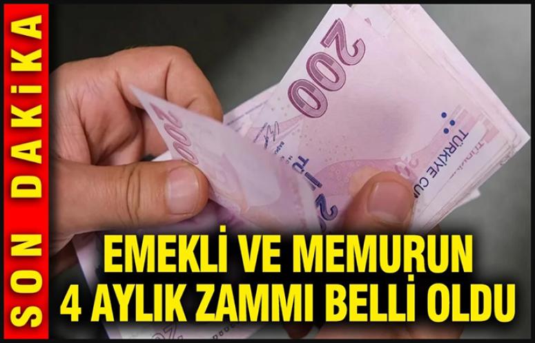 Emekli ve Memurun 4 Aylık Maaş Zam Farkı Belli Oldu